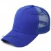 Baseball Cap Trucker Hat Snapback Curved Visor Bill Mesh Plain Adjustable Blank  eb-81252566
