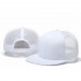 's Baseball Cap Trucker Adjustable Snapback Flat Hip Hop Hat Plain Mesh USA  eb-52068786