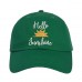 HELLO SUNSHINE Dad Hat Low Profile Cursive Baseball Cap Many Colors Available  eb-18484322