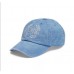 NEW Victoria’s Secret PINK Logo Baseball Cap Hat Bling Silver/ Embroidered Logo  eb-74818773