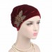 New Muslim  Velvet Hand Beaded Turban Cap India  Chemo Wrap Head Beanie Hat  eb-37261814