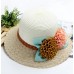 's Fashion Cap Floppy Wide Brimmed Summer Beach Bow Hat Straw Sun Hat Cool  eb-65170759