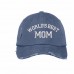 WORLD'S BEST MOM Dad Hat Distressed Mother Baseball Cap Many Colors Available  eb-03563513