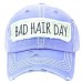 Bad Hair Day Hat Cap Black Red Turquoise Blue Khaki Tan Pink Purple Cheetah  eb-16976181