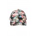 D&Y 's Floral Print Black Baseball Cap Hat 100% Cotton Canvas  eb-52757154