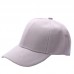 USA   Pure Color Blank Curved Plain Baseball Caps Visor Hat Adjustable  eb-56252212