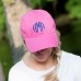 PERSONALIZED MONOGRAMMED WOMEN'S BASEBALL CAP HAT: GR8 FOR BEACH & BRIDESMAIDS  eb-48297354