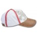 Olive & Pique NWT Rhinestone Bling Fleur de Lis Baseball Stitch Hat  eb-14389919
