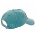 Blessed Embroidered Leopard Patch Factory Distressed Baseball Cap Turquoise Hat  eb-59853588
