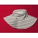 HAT ATTACK  NAVY/STRIPE  REVERSIBLE CANVAS SUNHAT  ONE SIZE   eb-18574699