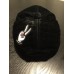 David and Young s One Size Black Velvet Rose Applique Dad Cap Hat NWT  eb-53706591