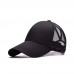 Summer Baseball Cap  Messy Bun Ponytail Adjustable Sport Trucker Hat Cute   eb-42799681