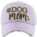 HITW  Vintage Distressed Ball Cap Hat  "DOG MOM"  eb-85966313