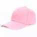Hot Baseball Hat Plain Cap Blank Curved Visor Hats   Metal Solid Color  eb-19245714