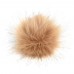  Large Faux Raccoon Fur Pom Pom Ball with Press Button for Knitting Hat DIY  eb-15224462
