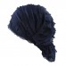 Hat Chemo Scarf Headwear Wrinkle Turban Ruffle  Abbey Cap Pre Tied Head  eb-58135036