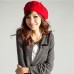 100% Premium Wool Artist Beret Hat Cap Casual Classic Solid Beanie French   eb-05269687