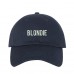 BLONDIE Dad Hat Embroidered Yellowish Pale Hair Cap Hat  Many Colors  eb-68572244