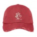 BEACH SCENE Distressed Dad Hat Embroidered Palm Tree Beach Baseball Cap Hats  eb-27224253