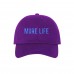 MORE LIFE BLOCK w/ Blue Thread Baseball Cap Low Profile Dad Hat  Many Styles  eb-48638556