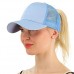 High Ponytail Baseball Cap Adjustable Messy Bun Tennis Sun Sun Hat For   eb-85227465