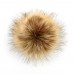 5inch Large Faux Raccoon Fur Pom Pom Ball with Press Button for Knitting Hat New  eb-27653549