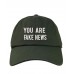 You Are Fake News Embroidered Dad Hat Baseball Cap  Many Styles  eb-33752611