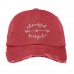 THANKFUL GRATEFUL Distressed Dad Hat Embroidered Cursive Dad Hats  Many Colors  eb-53727967