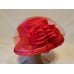 's Red Straw with Bow Dress Church Hat  eb-88266997