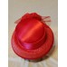 's Red Straw with Bow Dress Church Hat  eb-88266997
