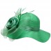 s Crin Feather Satin Kentucky Derby Preakness Belmont Royal Ascot Hat A433  eb-18060664