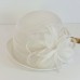 New Woman Church Derby Wedding Sinamay Ascot Dress Hat Various Colors DR06 eb-82244872