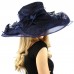 Romantic Lace Flower Overlay Kentucky Derby Floppy Wide Brim 7" Dress Hat  eb-98559826