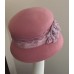 NWT IMAGA Designer Dressy Hat ROSE PINK Wool Felt  eb-53371776