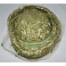 Vintage Lime Green Woven Straw Veil Hat w/ Velvet & Grosgrain Hat Band Sz M USA  eb-04777115