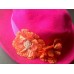 Womans  100% WOOL Hat winter HUNTER Hot Pink Wool U.S.A  eb-73389247