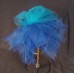 Vintage ladies’ hat with blue sequins and netting  eb-61844555