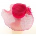 New Church Derby Wedding Party Sinamay 2 Layers Dress Hat 1765 Hot Pink & Pink  eb-16394504