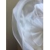 White Organza Sheer Church Hat for   Betmar New York   Big Bow  Size # 7  eb-56676397
