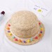  Color Ball Tassel Summer Straw Hats Wide Brim Floppy Sun Beach Cap Hat  eb-41531784