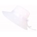 "Spot The Dot"  White Polka Dot Cotton Wide Brim Floppy Sun Hat by Calico Caps  eb-28662659