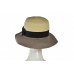 Parkhurst s Hat Size OS Black Color Block Paper Wide Brim Casual  eb-82583698