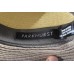 Parkhurst s Hat Size OS Black Color Block Paper Wide Brim Casual  eb-82583698