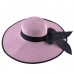  Summer Casual Wide Brim Sun Cap With Bowknot Ladies Vacation  eb-51651245