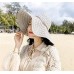 Summer Beach Sun Hats for  Wide Brim Foldable Cotton Straw Cap UPF 50+  eb-45011802