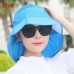  Summer Casual Thin Breathable Wide Brim Beach Hat Outdoor Sport Visor Cap  eb-92834762
