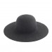 J Crew s Sz S / M Hat 100% Wool Felt Wide Brim Charcoal Gray Style # B7444  eb-64031255