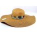  Large Floppy Folding Wide Brim Cap Summer Sun Straw Beach Hat+Handkerchief  eb-60613532