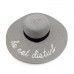 Summer  Sun Hat Wide Brim Straw Hat Letter Embroidery Foldable Beach Hat ZN  eb-55337122