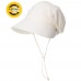  Summer Sun Hat Visor Linen Bucket Packable Wide Brim Uv Cap Chin Strap   eb-85573938